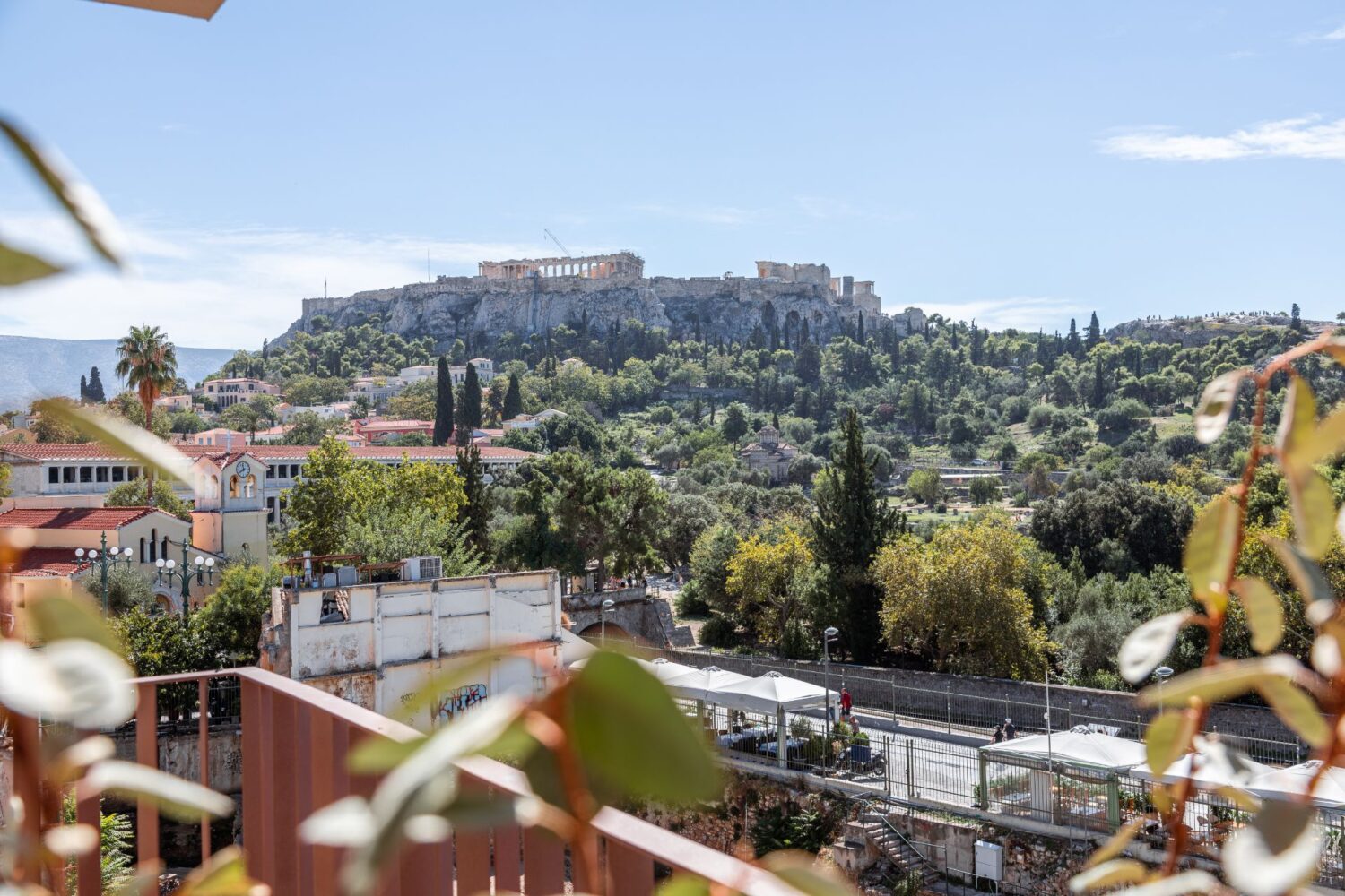 Athens boutique hotel with balcony views
